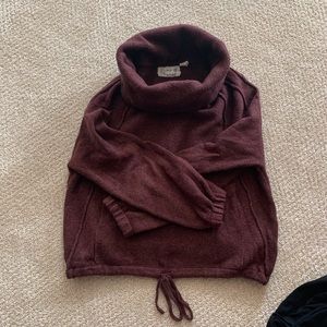 Burgundy sweater